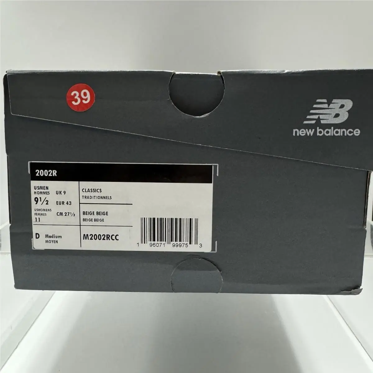 New Balance shoes - New Balance 2002R - M2002RCC - Beige, Manufacturer: Slate Grey/Black/Raincloud 7