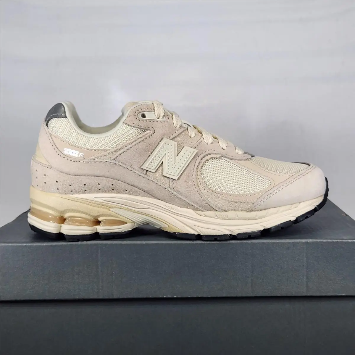 Size 5 Mens / Youth - New Balance 2002R - Calm Taupe / Angora - M2002RCC