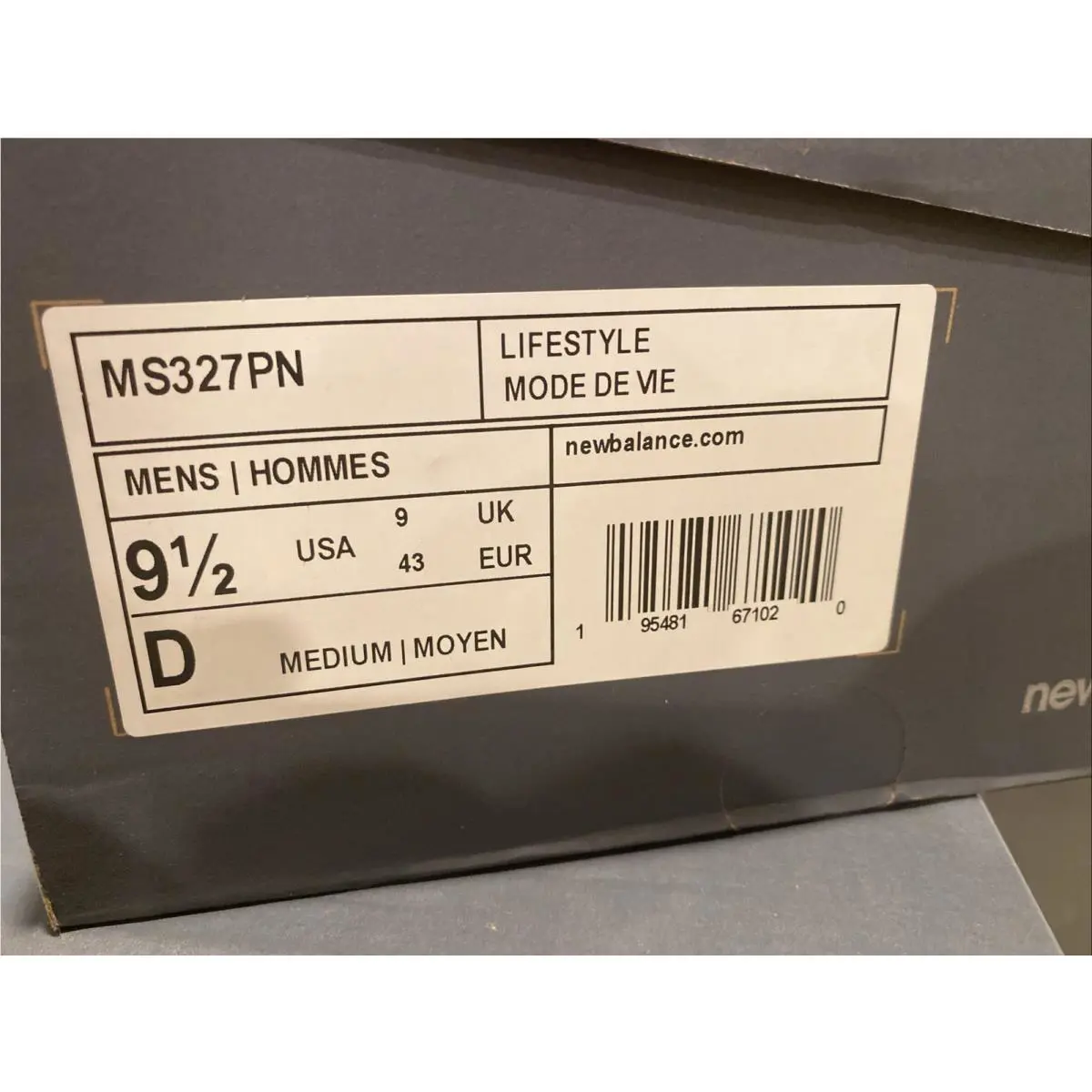 New Balance shoes - New Balance 327 - MS327PN - Multicolor (UPC: 0195481671020) 6