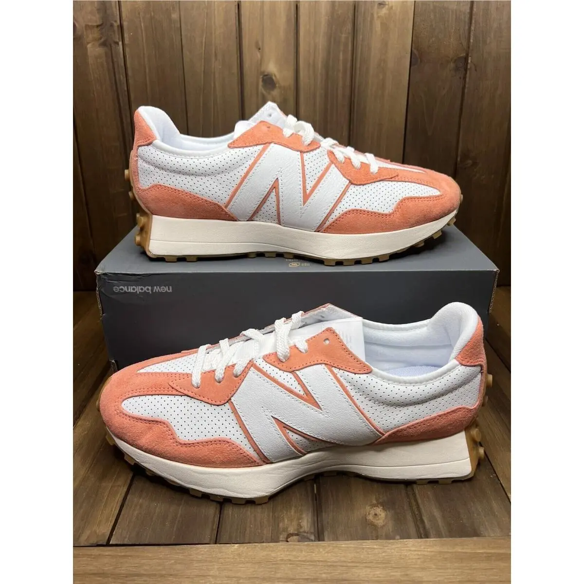 New Balance 327 Primary Pack Paradise Pink White Mens Size 11 MS327PN Rare