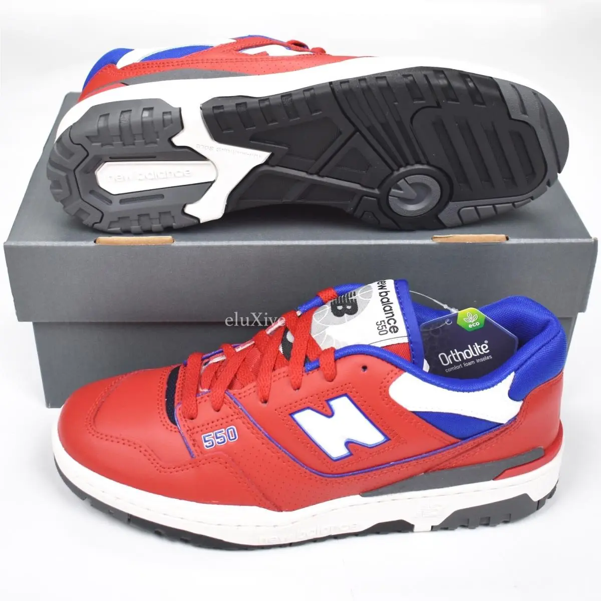 New Balance shoes - New Balance 550 - BB550MD1 - Red 0