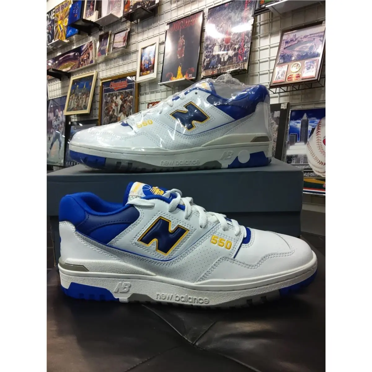 Size 11 - New Balance 550 Lakers Pack - Infinity Blue