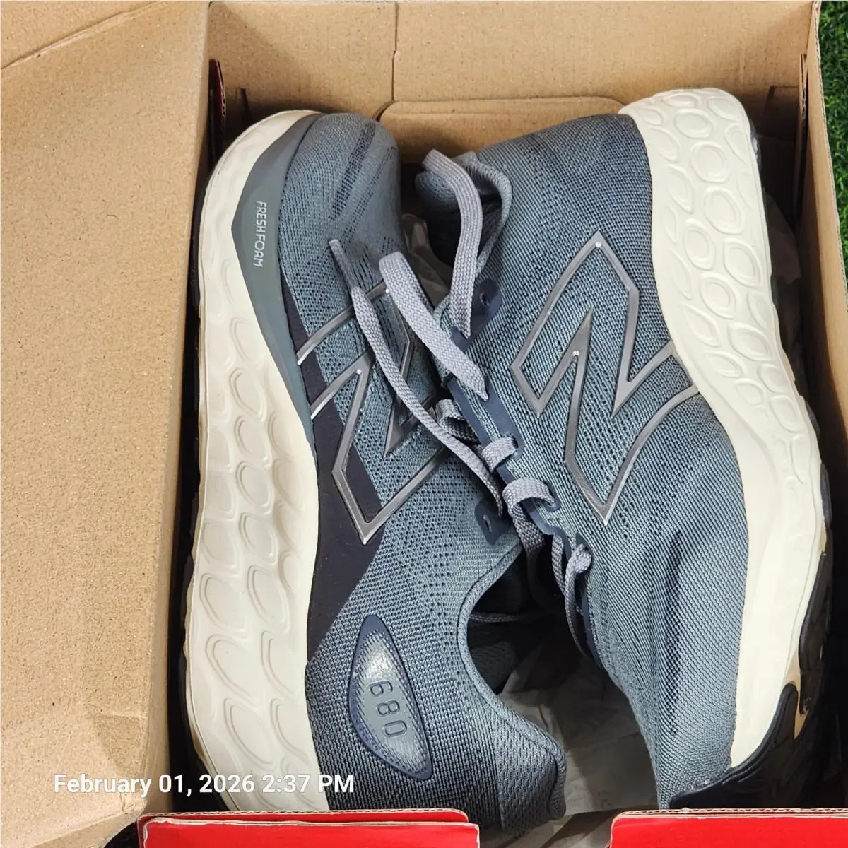 New Balance shoes - New Balance 680 - M680LG8 - Gray (UPC: 197375619996) 2