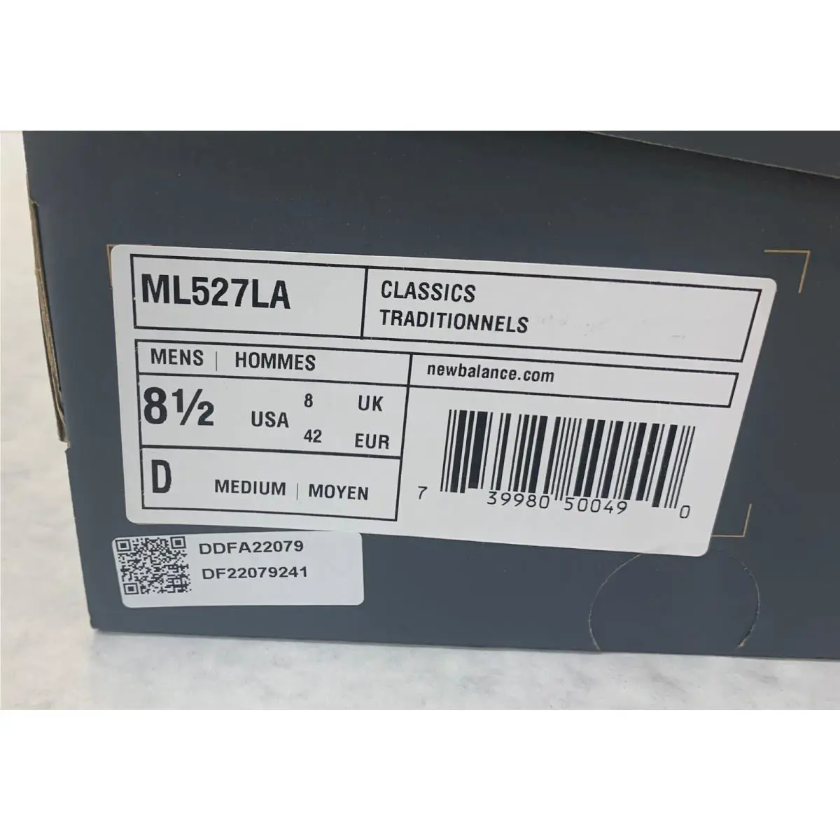 New Balance shoes - ML527LA - ML527LA - Black / White (UPC: 739980500490) 8