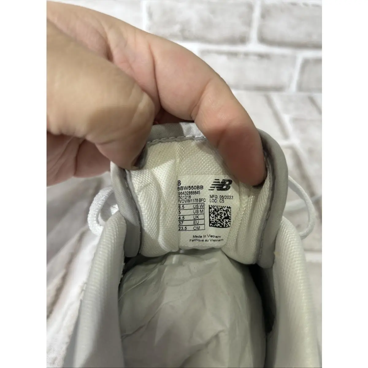 New Balance shoes - New Balance 550 - BBW550BB - White/Grey (UPC: 196432886906) 8