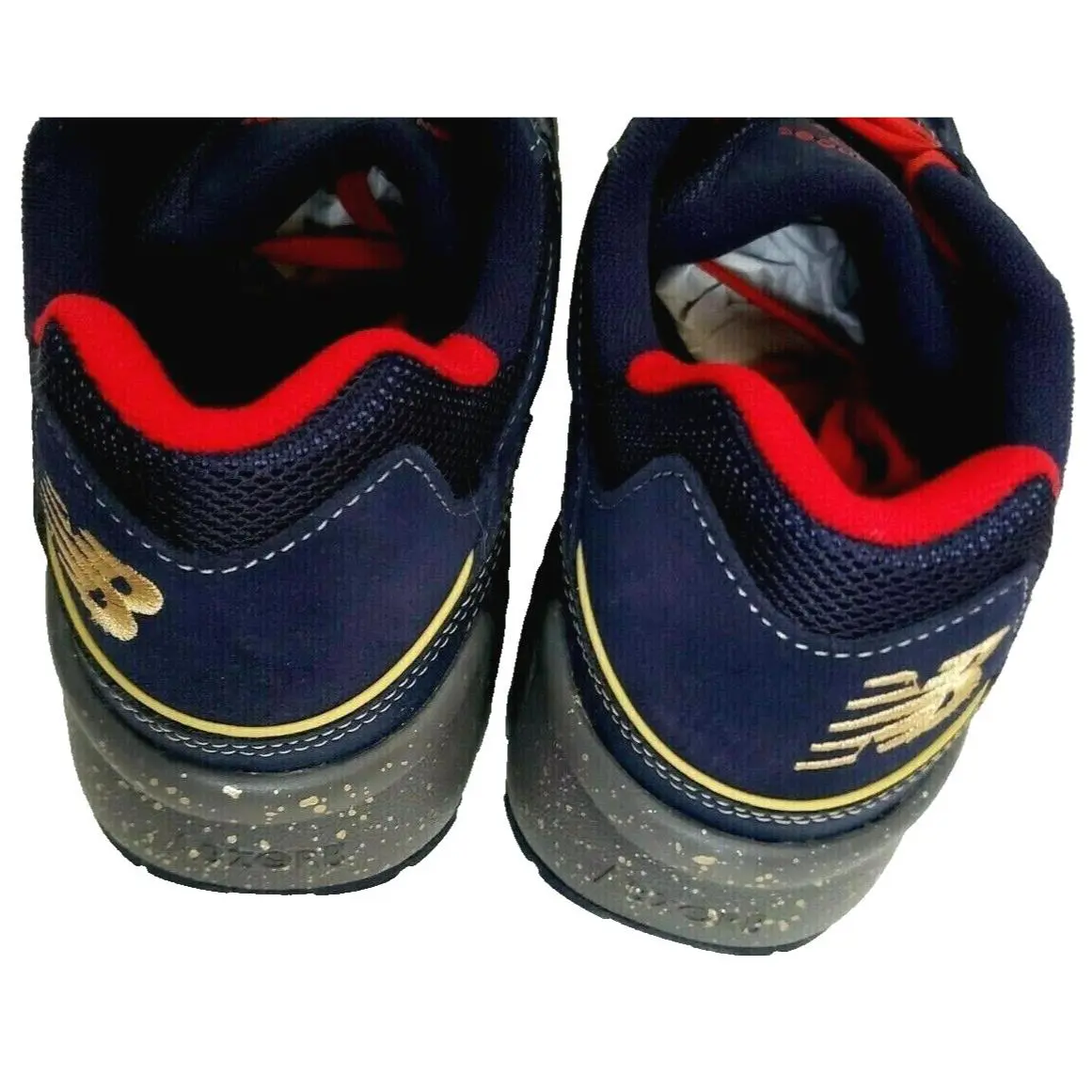 New Balance shoes - New Balance 850 - ML850BHM - Navy Blue & Black With Gold, & Red Accents (UPC: 194389589765) 8