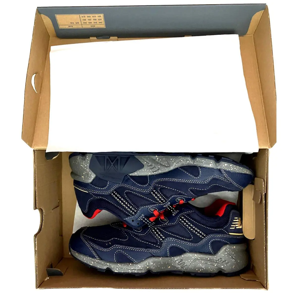 New Balance shoes - New Balance 850 - ML850BHM - Navy Blue & Black With Gold, & Red Accents (UPC: 194389589765) 11
