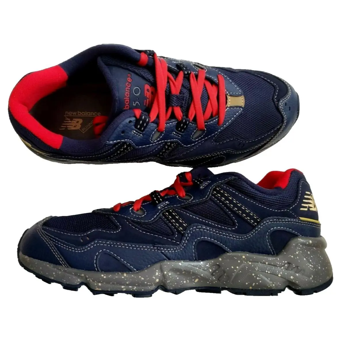 New Balance shoes - New Balance 850 - ML850BHM - Navy Blue & Black With Gold, & Red Accents (UPC: 194389589765) 3