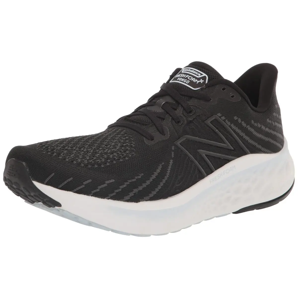 New Balance Women`s Fresh Foam X Vongo V5 Running Shoe 13 W - Black/Starlight/Black Metallic