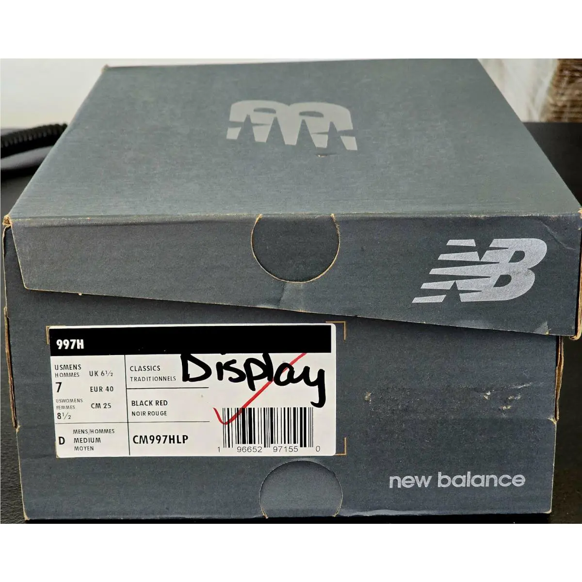 New Balance shoes - New Balance 997 H - CM997HLP - Black/ Cayenne (UPC: 196652971550) 4