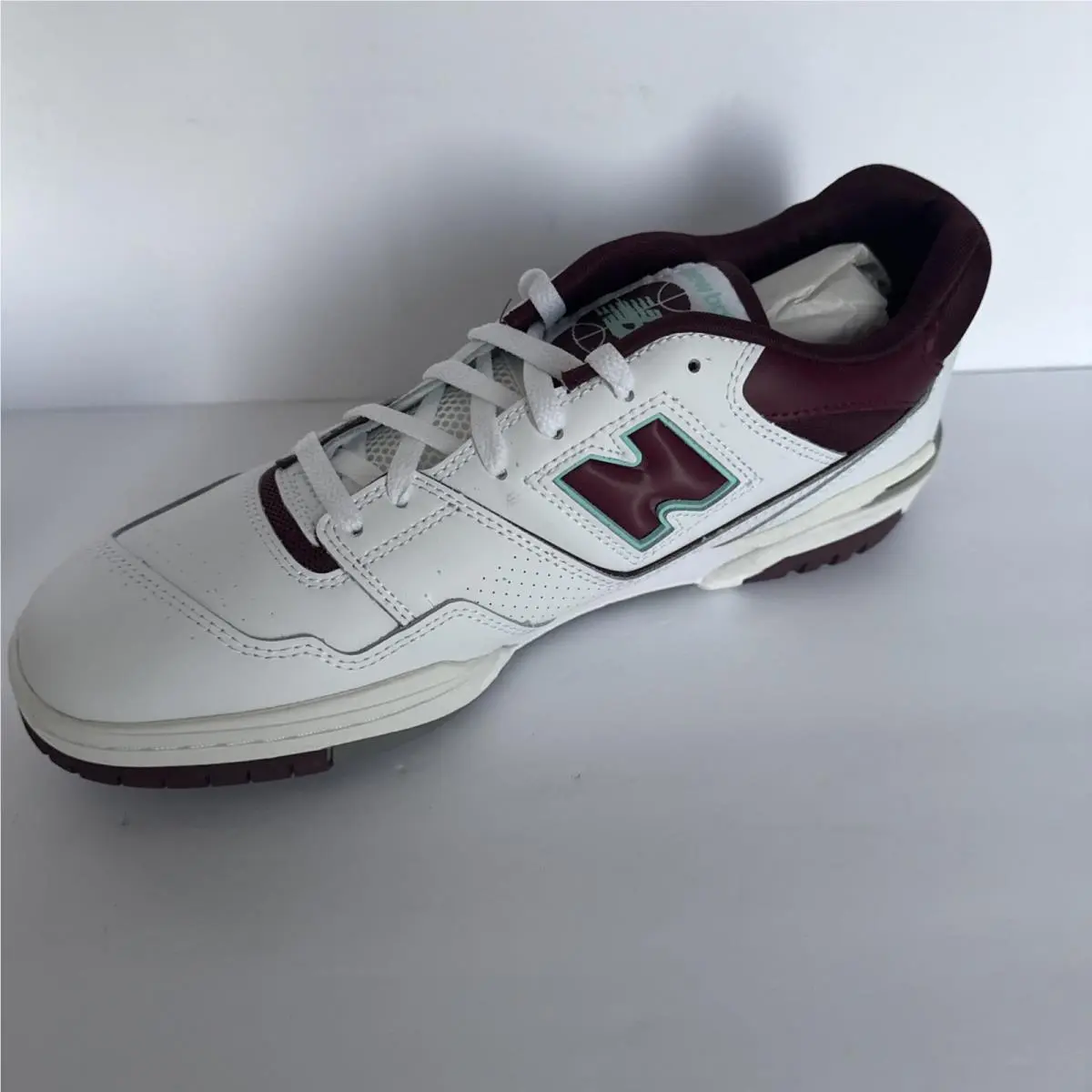 New Balance shoes - New Balance 550 - BB550WBG - White, Burgundy 3
