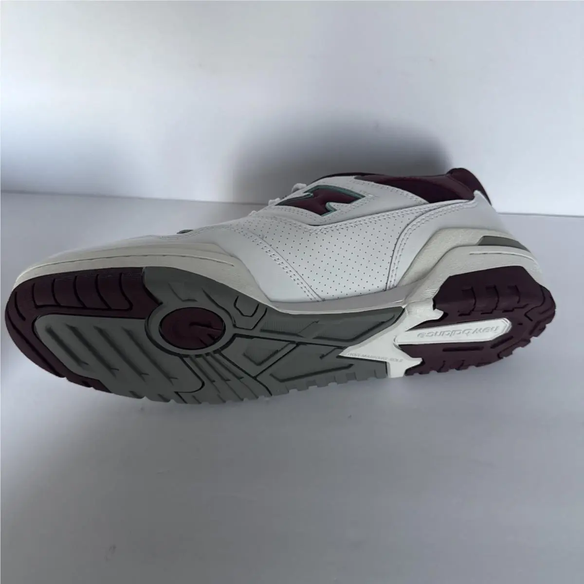 New Balance shoes - New Balance 550 - BB550WBG - White, Burgundy 5