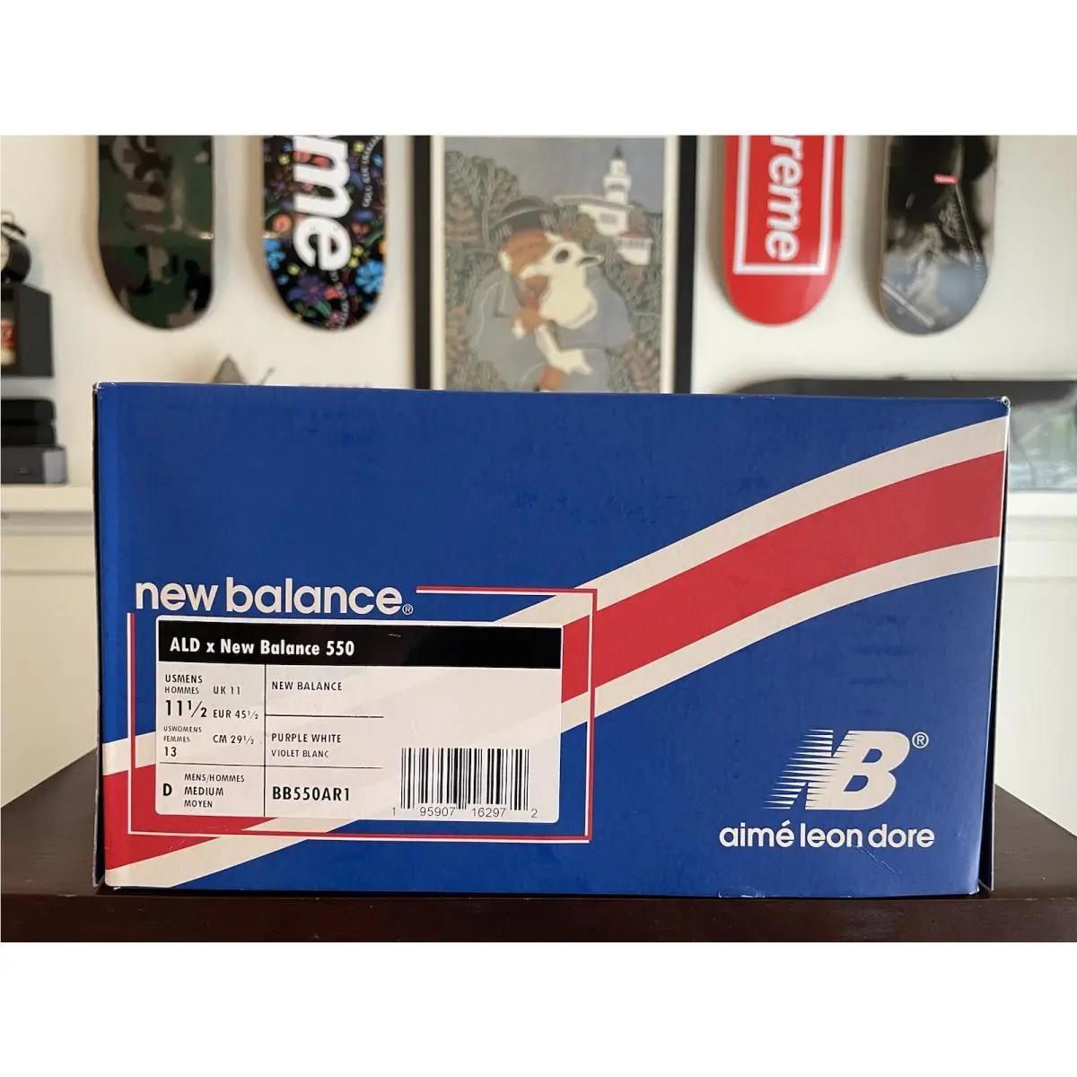 New Balance shoes - New Balance 550 - BB550AR1 - Purple White (UPC: 195907162972) 10