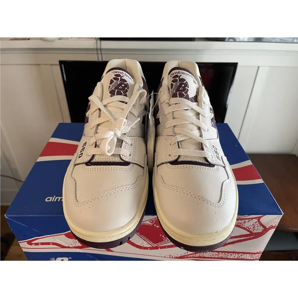 New Balance shoes - New Balance 550 - BB550AR1 - Purple White (UPC: 195907162972) 1
