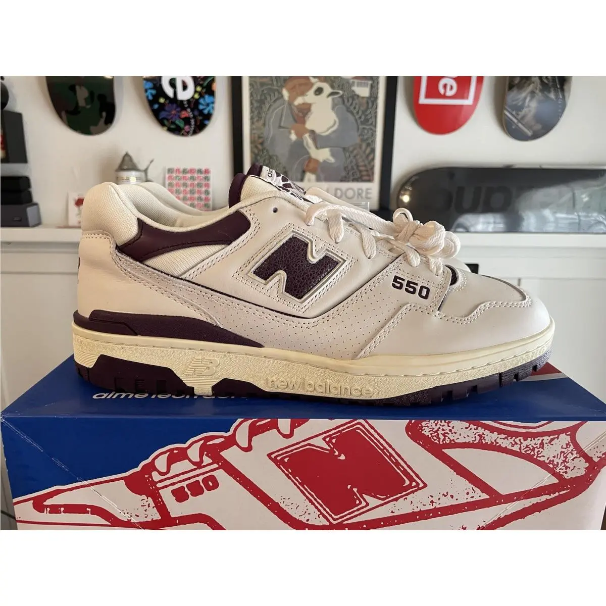 New Balance shoes - New Balance 550 - BB550AR1 - Purple White (UPC: 195907162972) 2