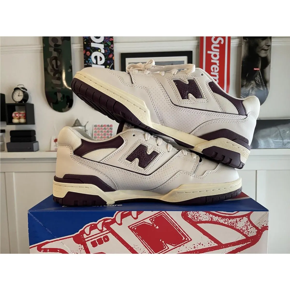 New Balance shoes - New Balance 550 - BB550AR1 - Purple White (UPC: 195907162972) 4