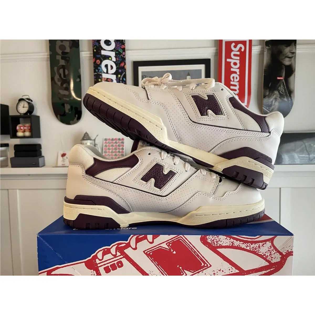 New Balance shoes - New Balance 550 - BB550AR1 - Purple White (UPC: 195907162972) 5