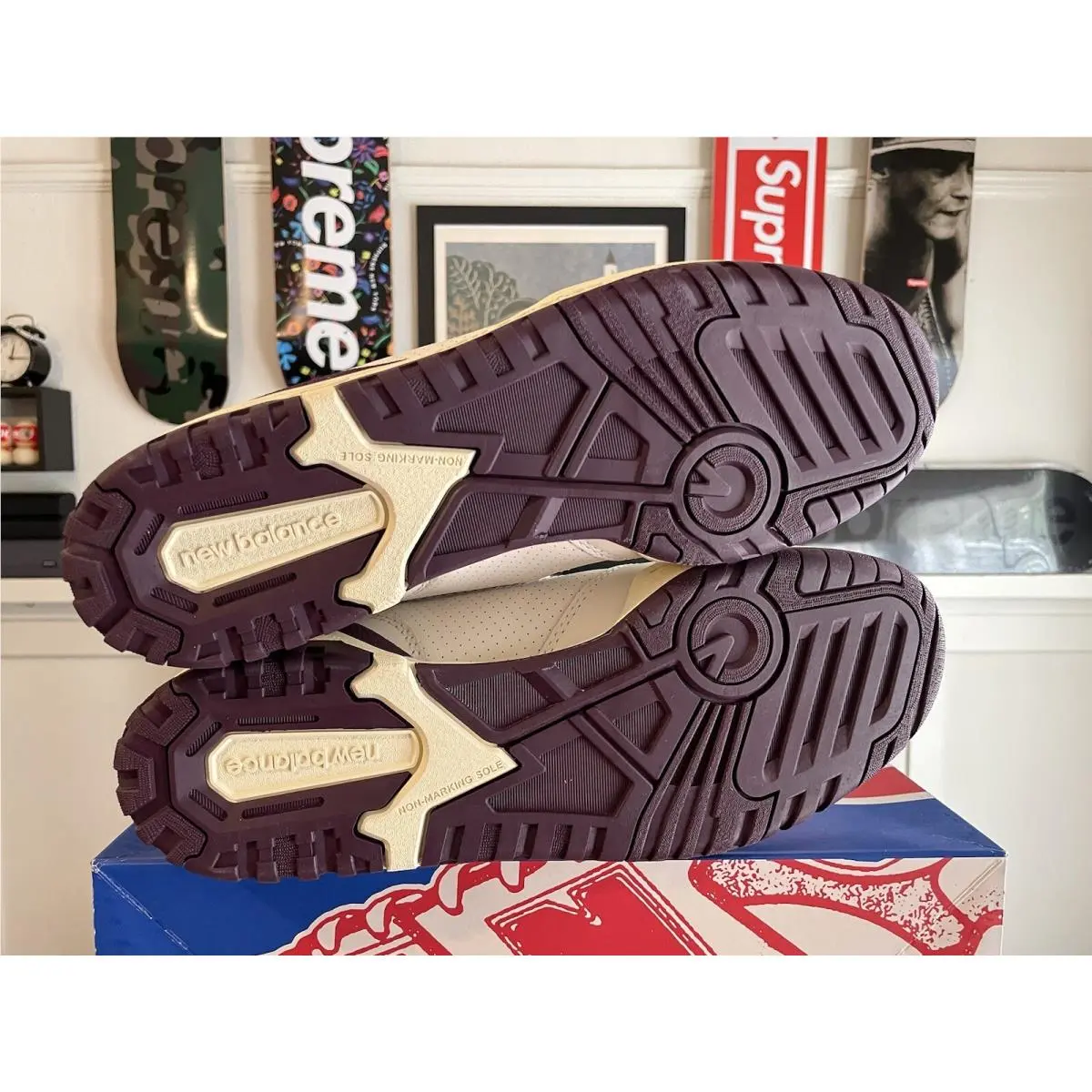 New Balance shoes - New Balance 550 - BB550AR1 - Purple White (UPC: 195907162972) 7