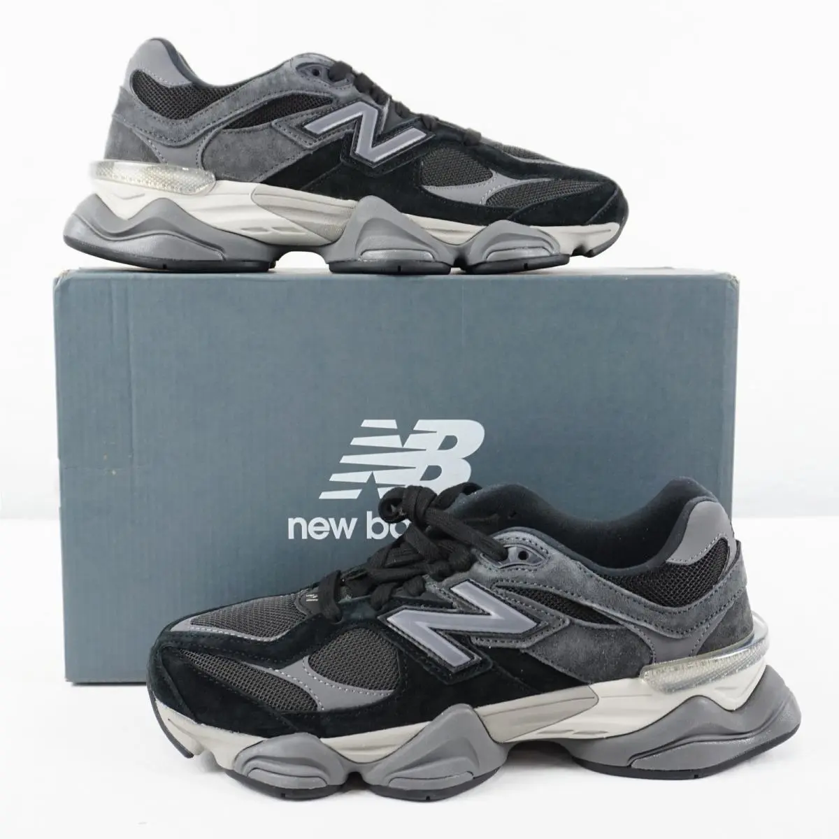 New Balance 90/60 Unisex Sneakers In Black Castlerock Men`s Size 7.5 U9060BLK
