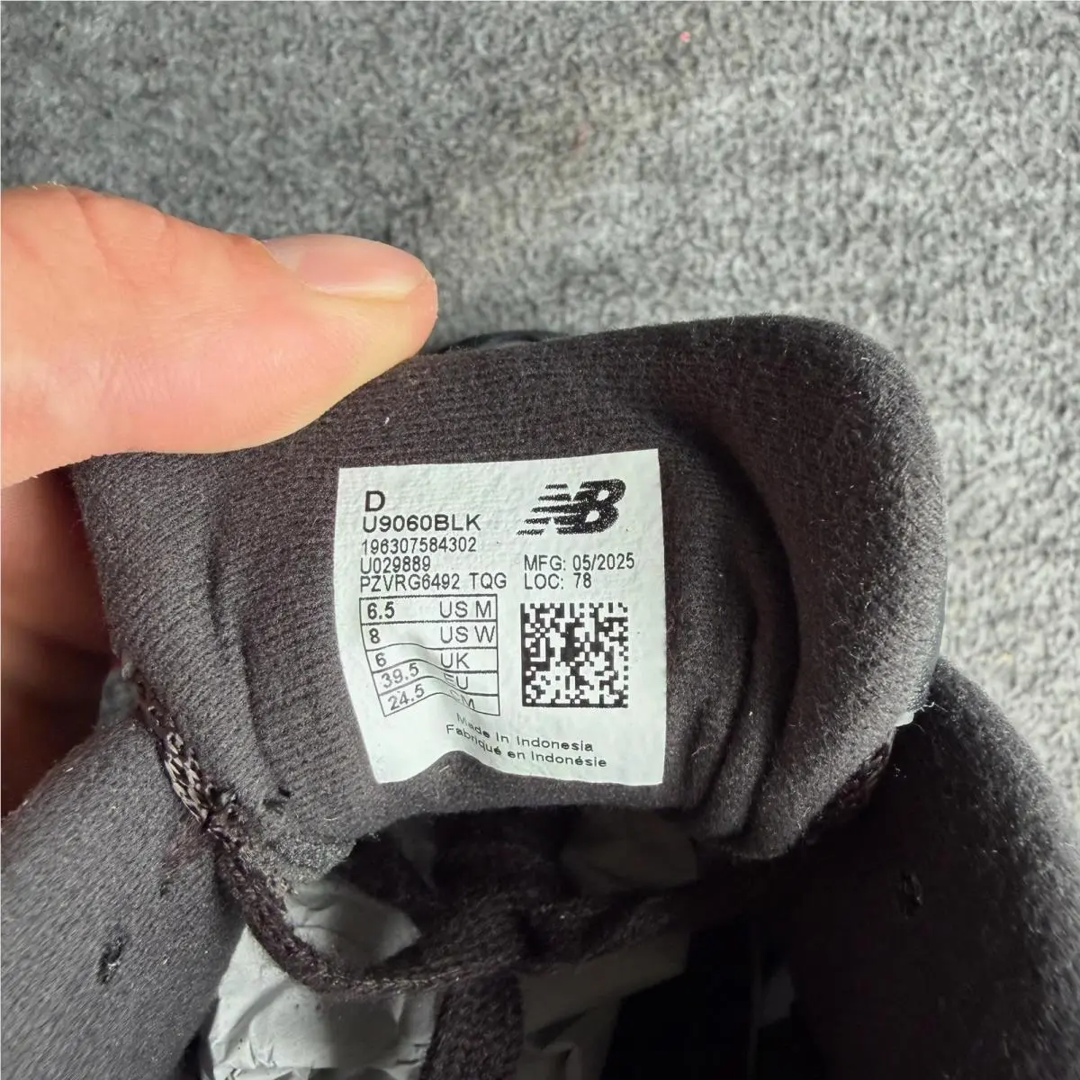 New Balance shoes - New Balance U9060BLK - U9060BLK - Gray 4