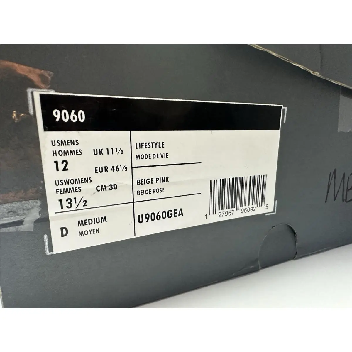 New Balance shoes - New Balance 9060 - U9060BLK - Beige (UPC: 197967960925) 8