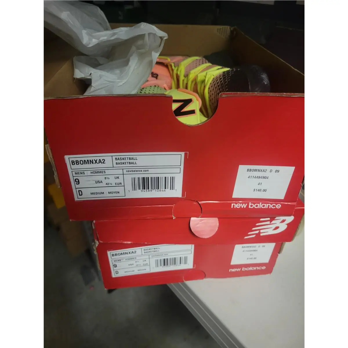 New Balance shoes - New Balance OMN1S - BBOMNXA2 - Yellow / Pink (UPC: 194389108508) 4