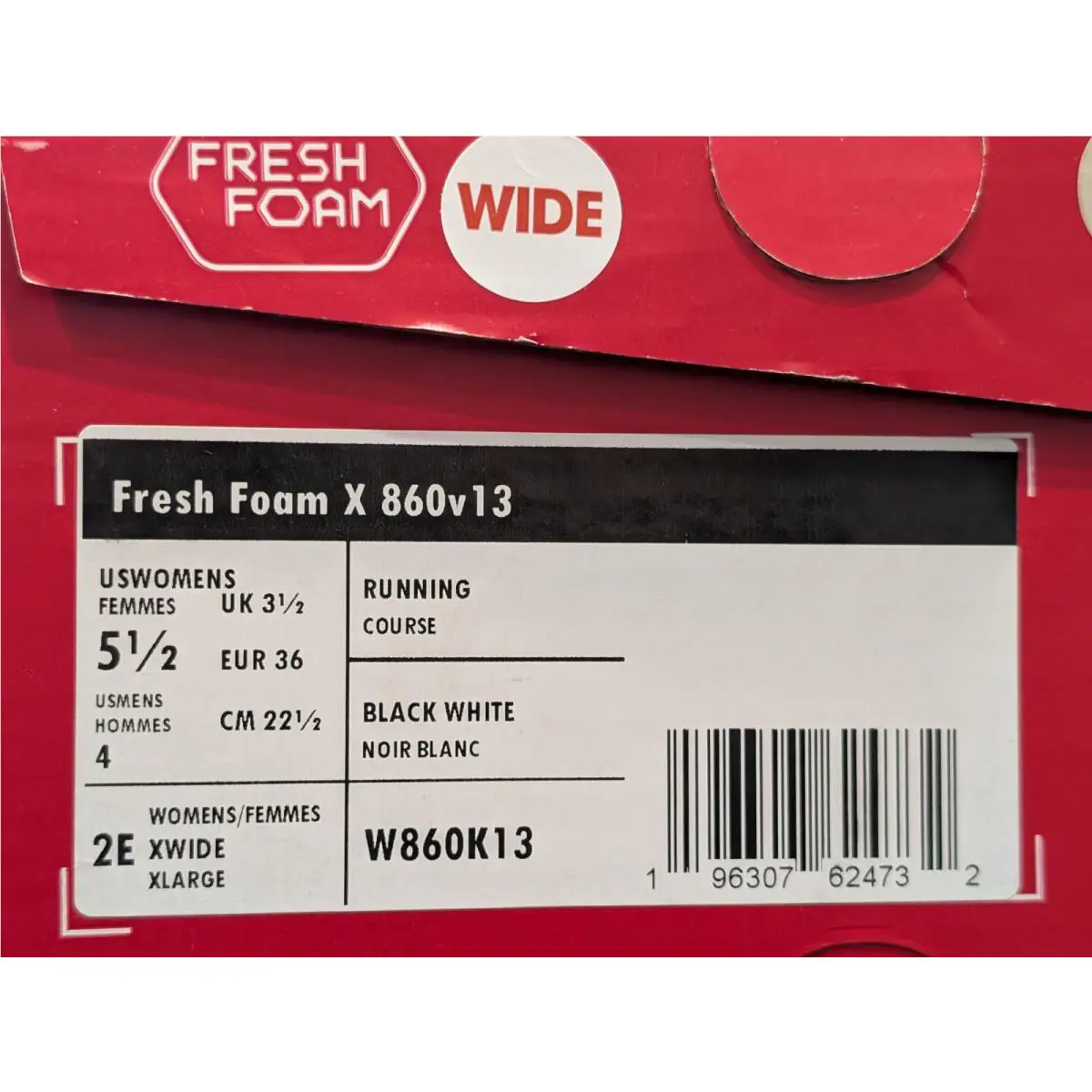 New Balance shoes - New Balance Fresh Foam X 860K13 - W860K13 - Black (UPC: 196307624732) 10
