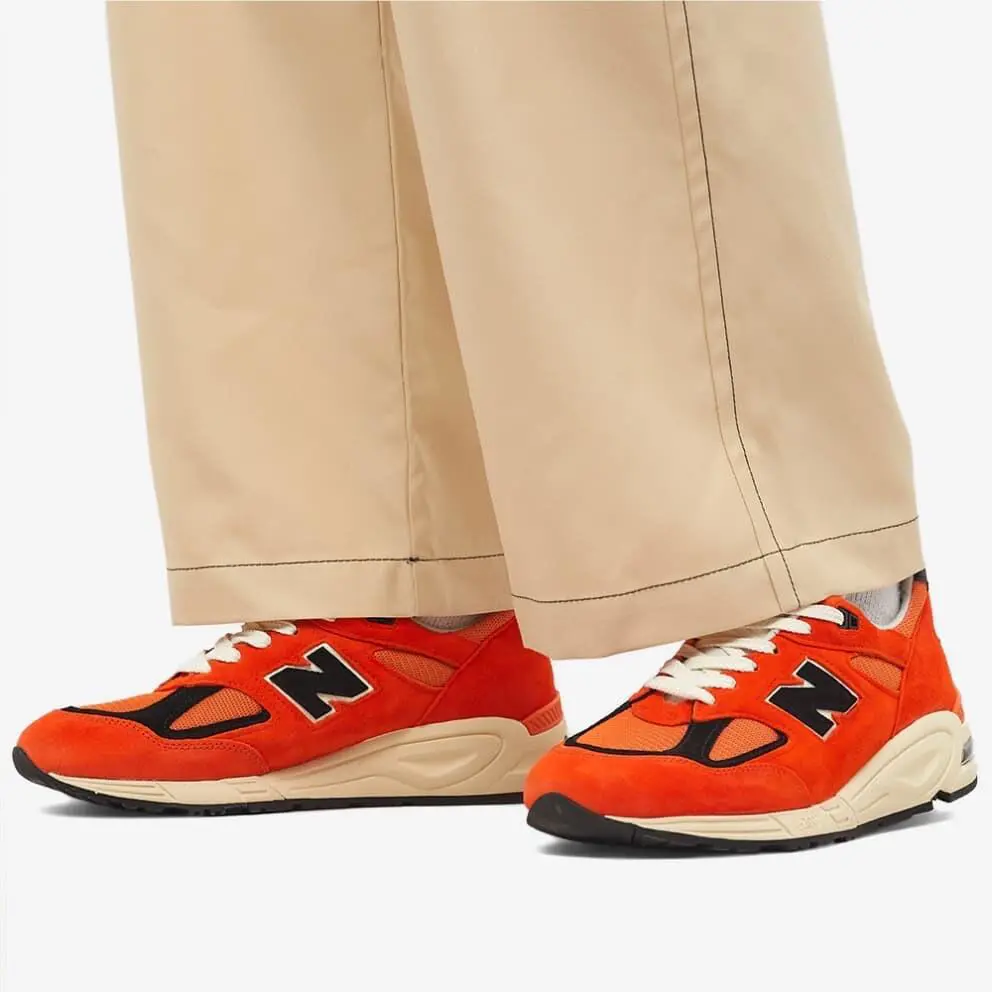 New Balance shoes - New Balance 990 v2 - M990AI2 - Orange (UPC: 195907077658) 2