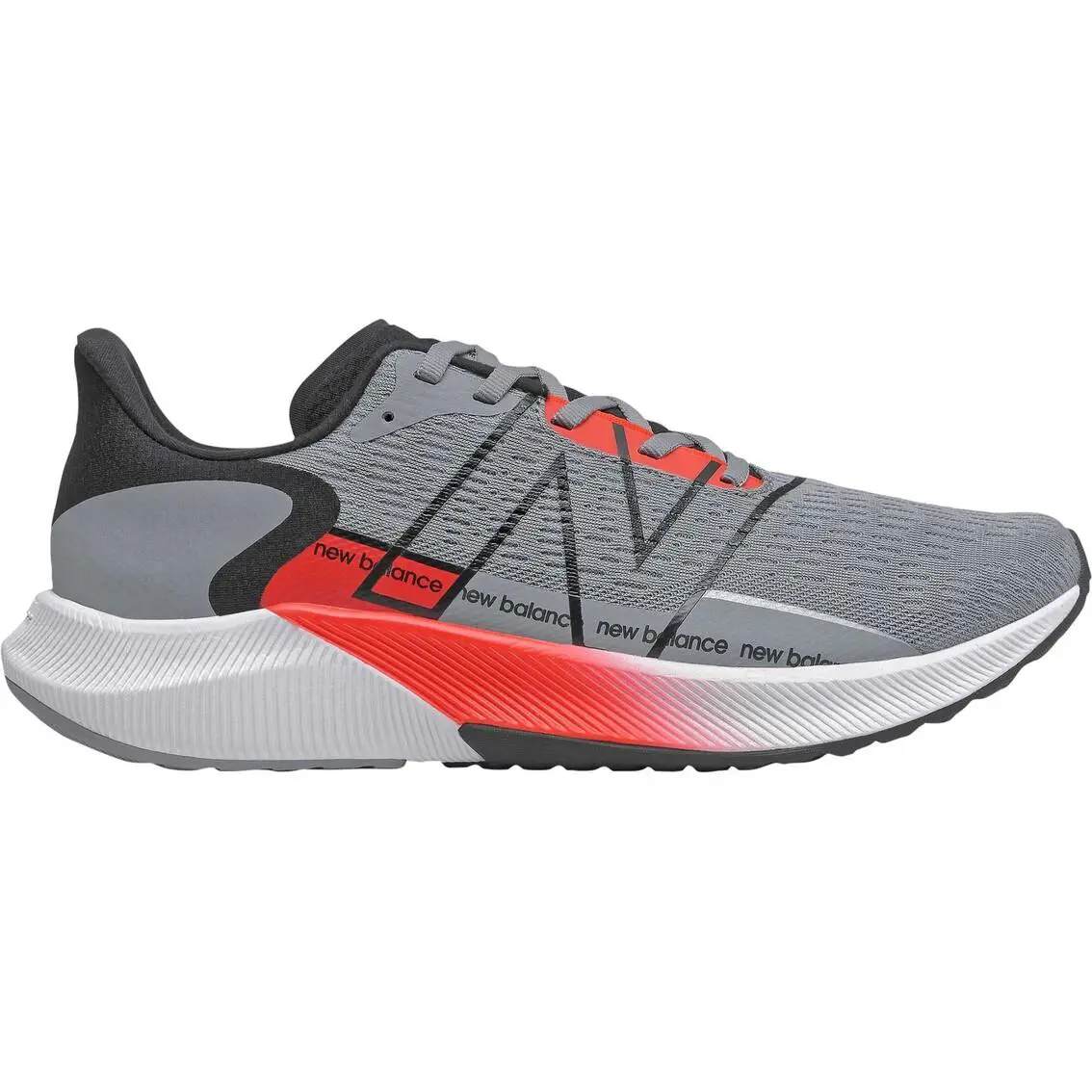 New Balance shoes - Steel/Black/red 1
