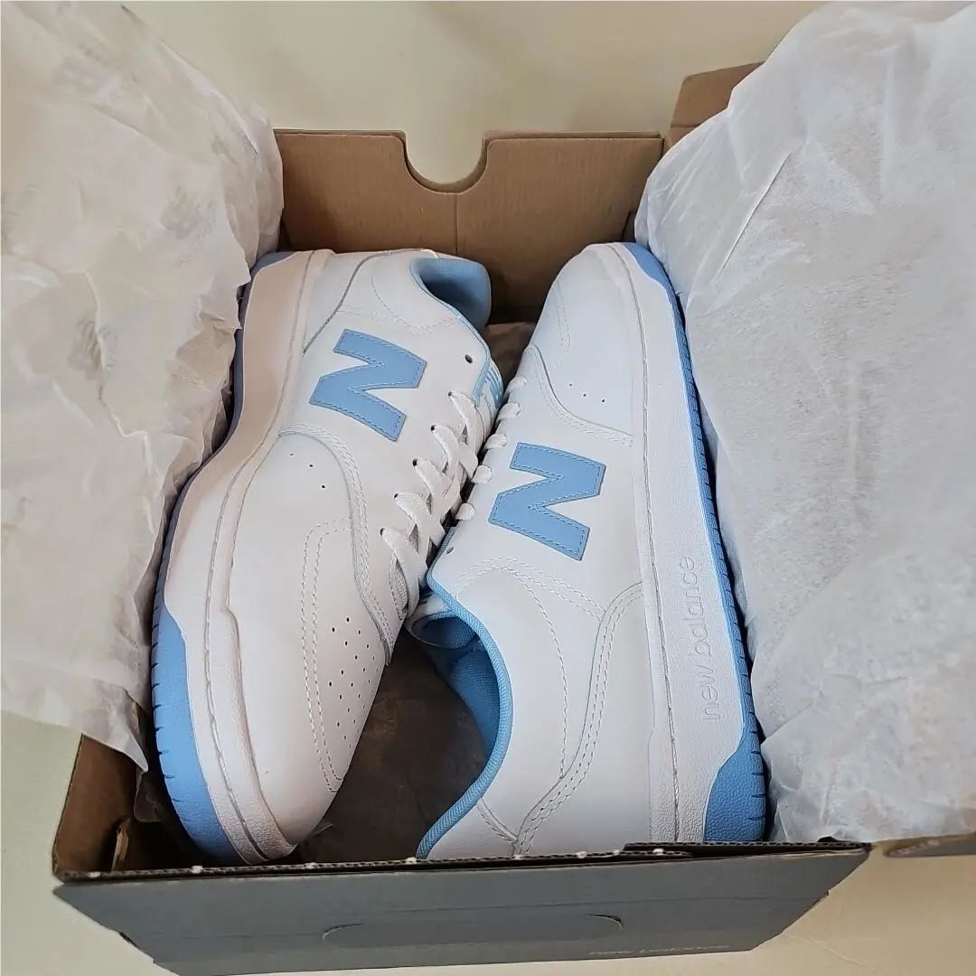 New Balance shoes - New Balance BB80BLU - White 6