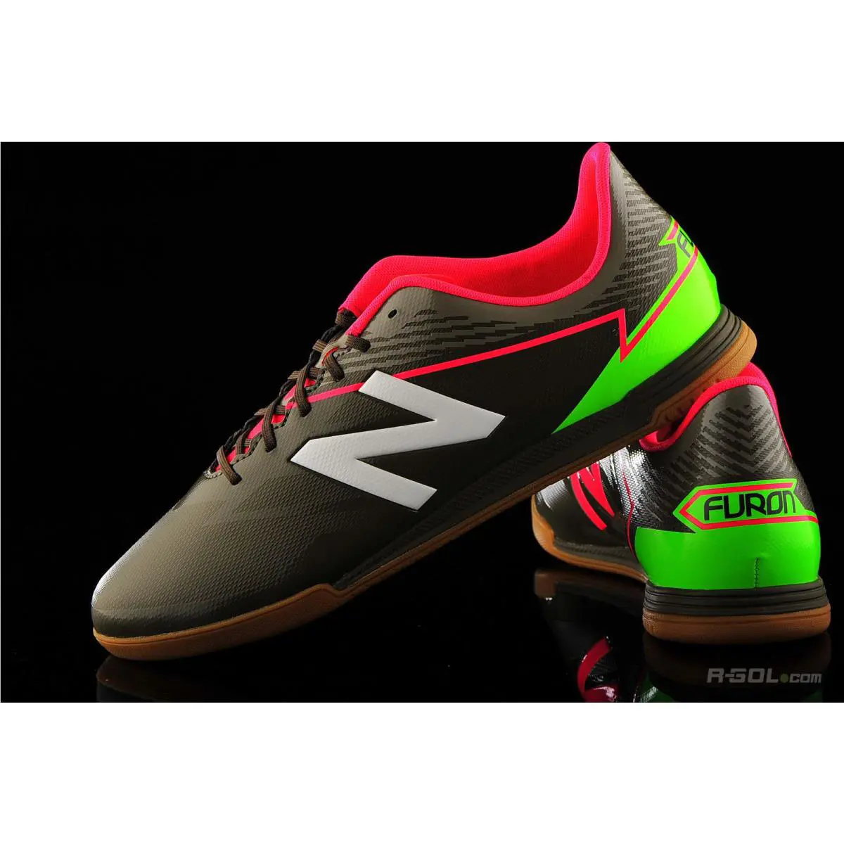 New Balance shoes - Brown / Pink / Green 2