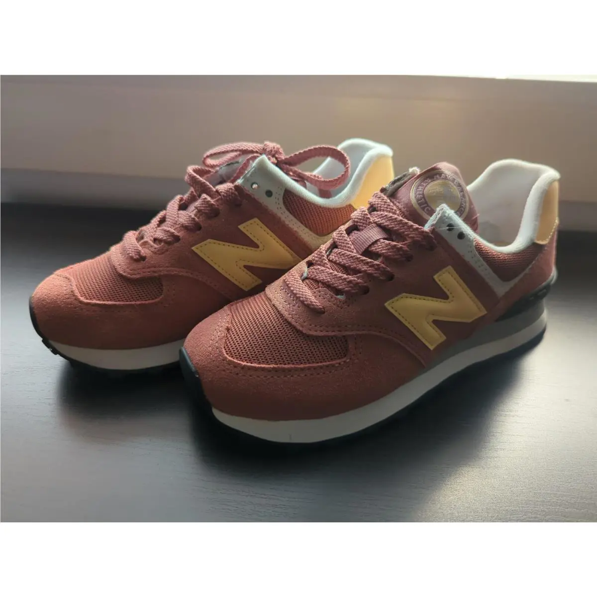 New Balance shoes - New Balance 574 - WL574HD2 - rose Indian / orange / white 1
