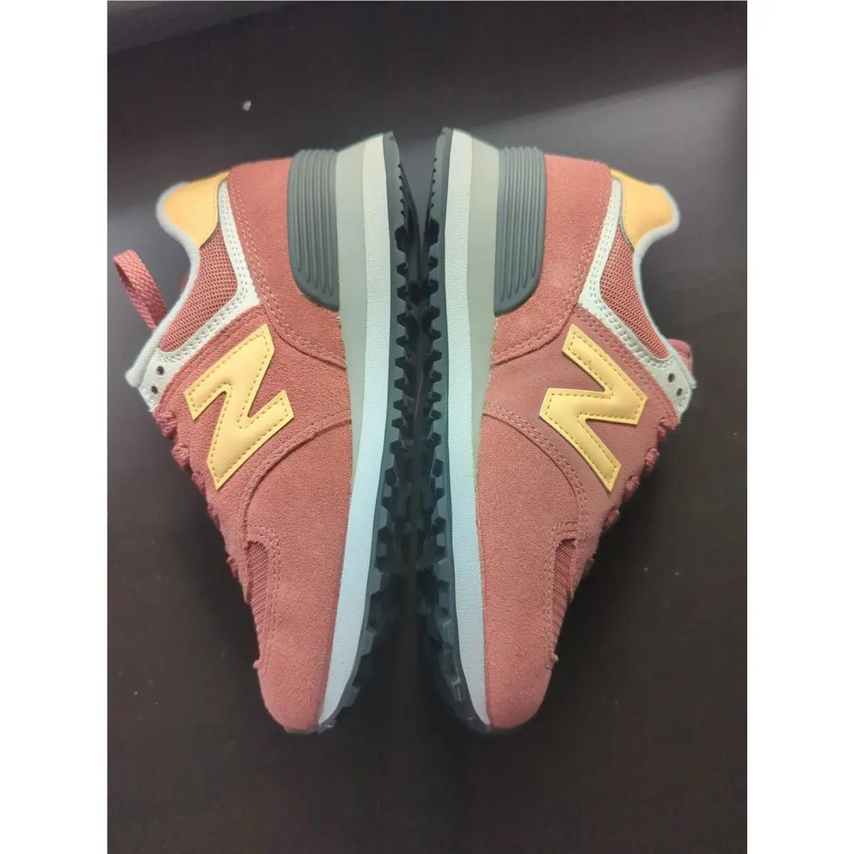 New Balance shoes - New Balance 574 - WL574HD2 - rose Indian / orange / white 2