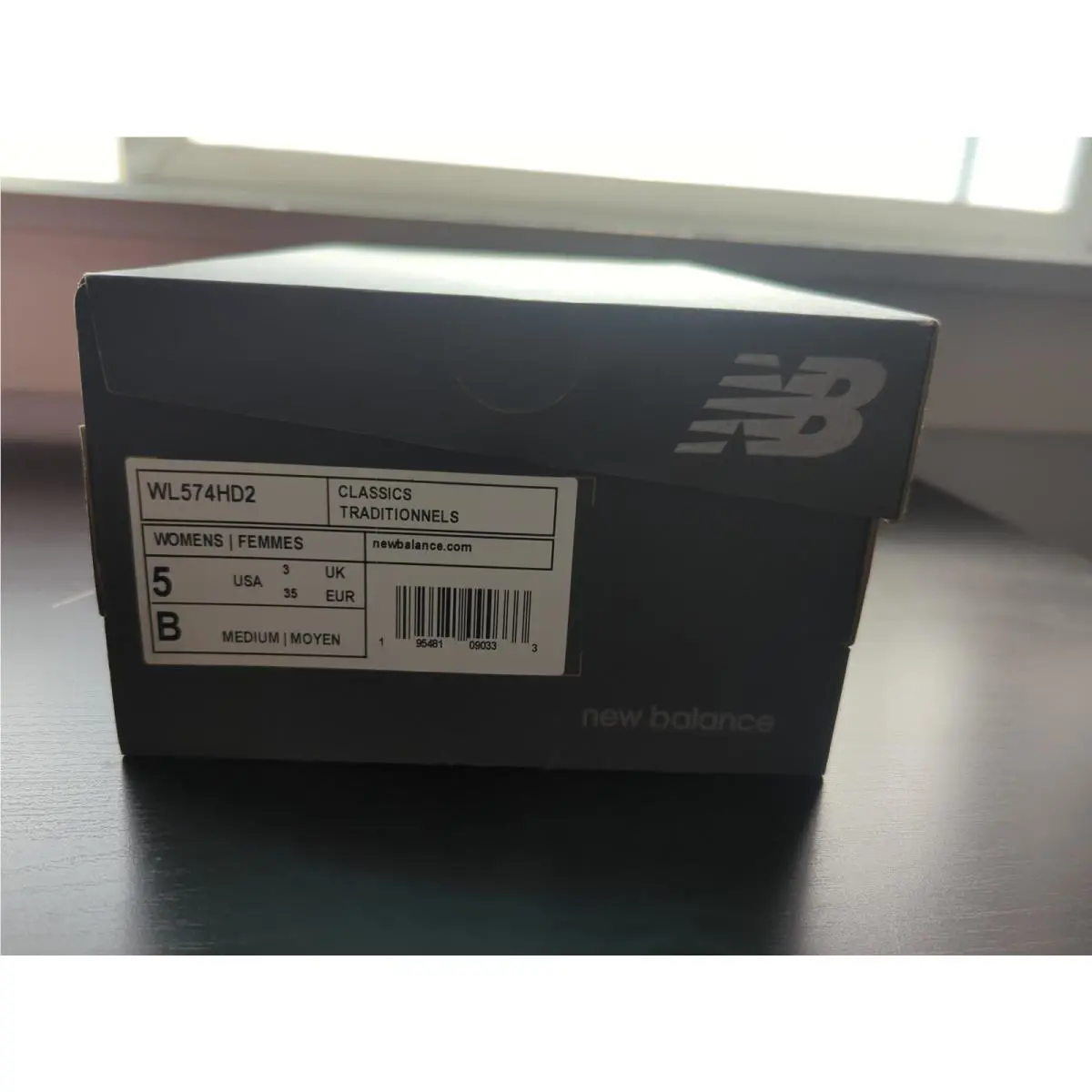 New Balance shoes - New Balance 574 - WL574HD2 - rose Indian / orange / white 4