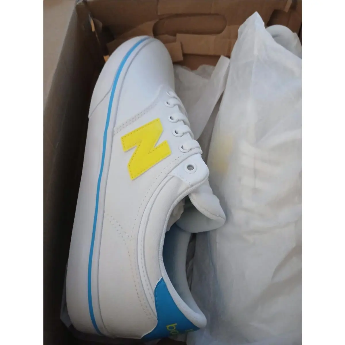 Size 11.5 - New Balance Numeric 255 White Yellow