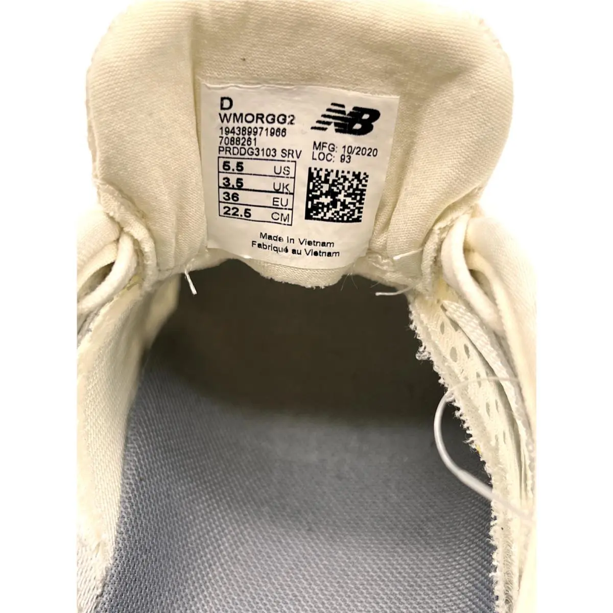New Balance shoes - NEW BALANCE WMORGG2 - sea salt light aluminum 7