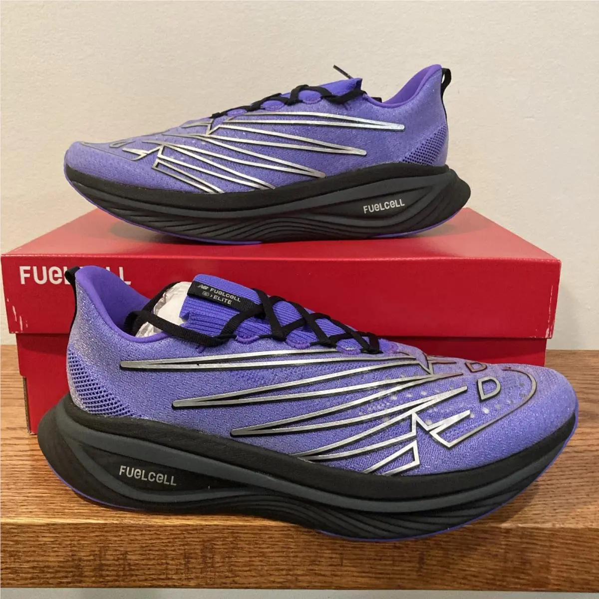 Size 14 New Balance Fuelcell Supercomp Elite v3 Men Running Shoe Marathon Purple - Purple