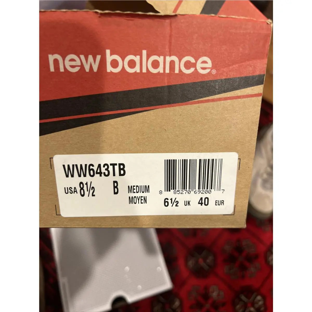 New Balance shoes - WW643TB - ww643tb - Gray 1