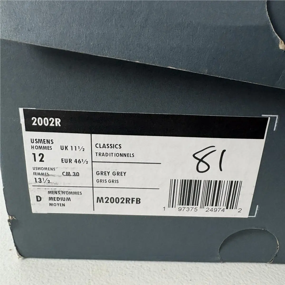 New Balance shoes - New Balance 2002 R - M2002RFB - Gray 6