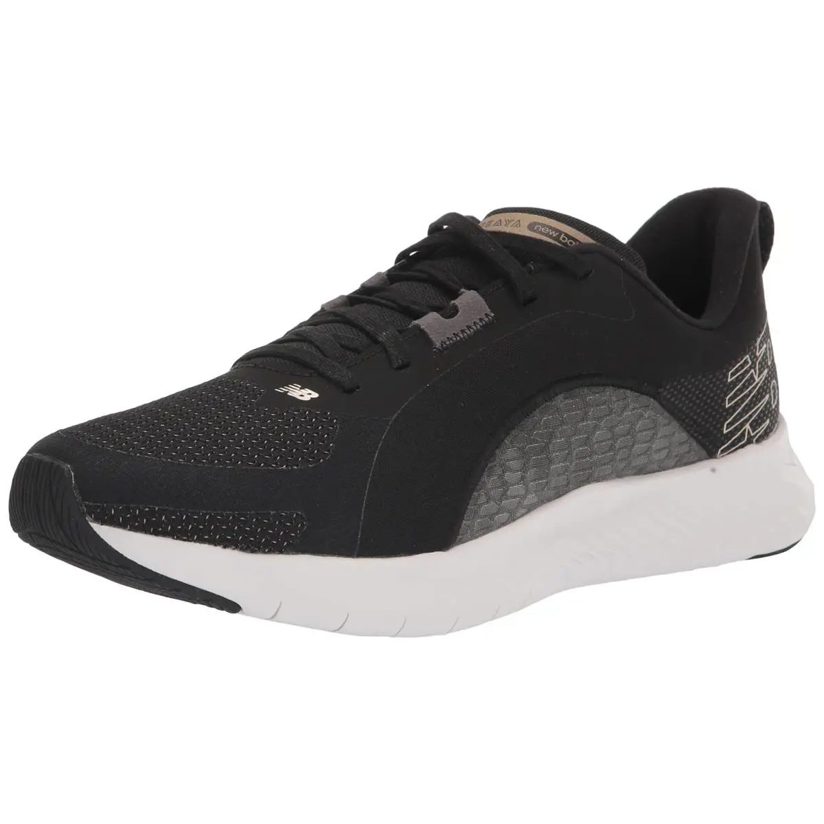 New Balance Women`s Dynasoft Beaya Sport V1 Cross Trainer 6 W - Black/Light Gold Metallic