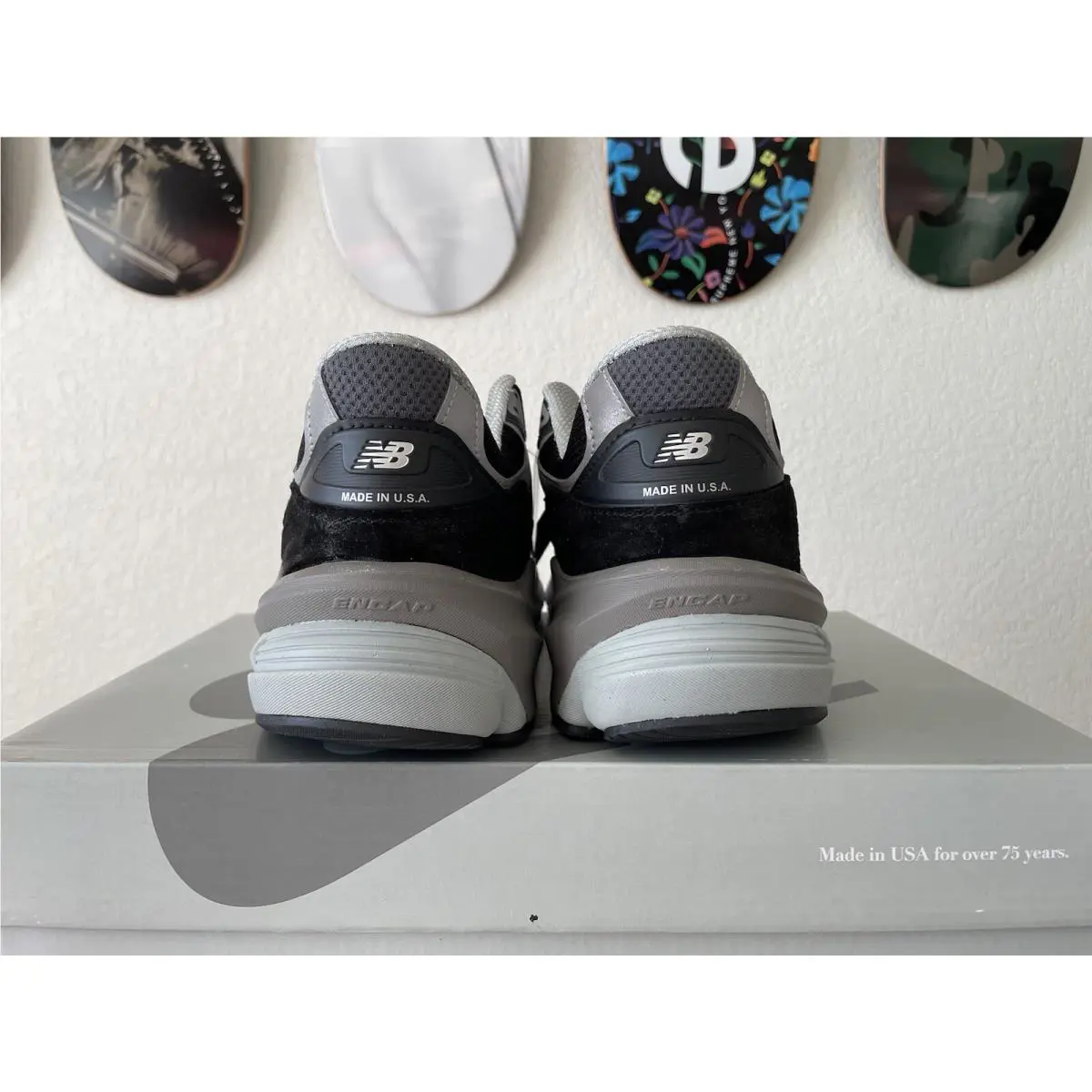 New Balance shoes - M990BK6 - M990BK6 - BLACK/WHITE (UPC: 195907022412) 4