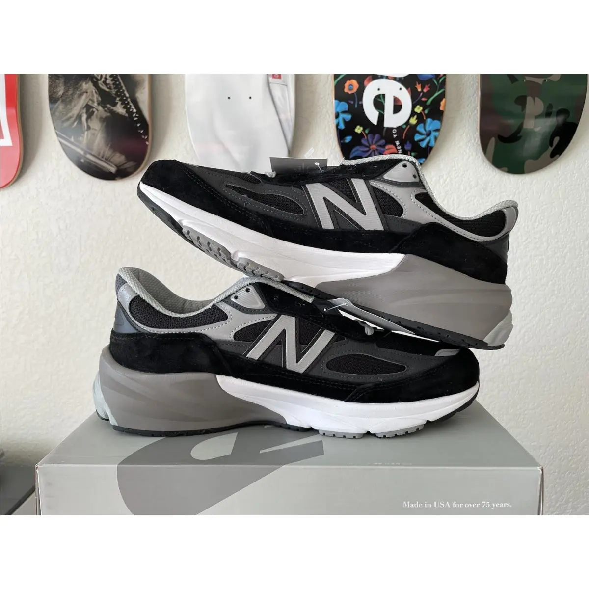 New Balance shoes - M990BK6 - M990BK6 - BLACK/WHITE (UPC: 195907022412) 5