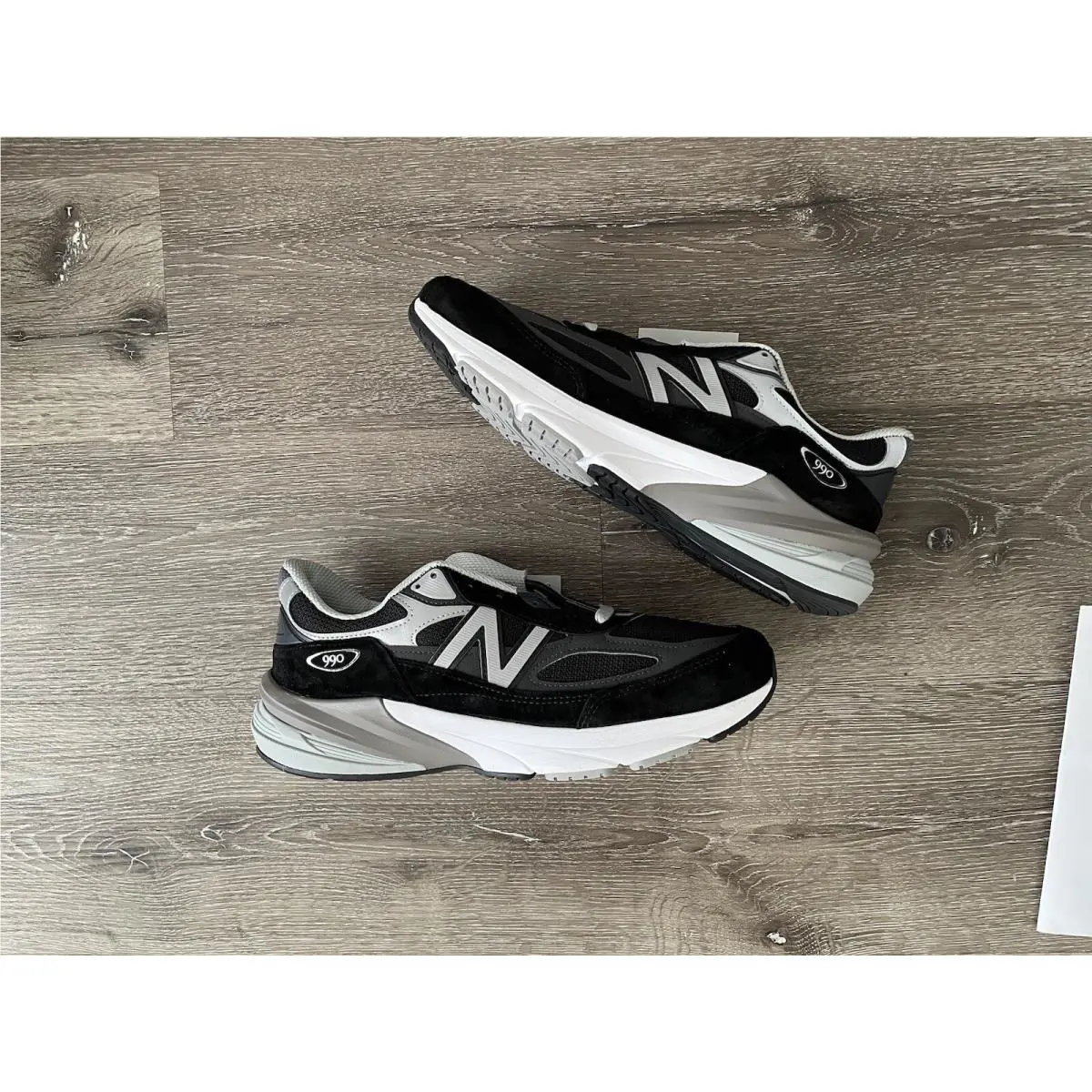 New Balance shoes - M990BK6 - M990BK6 - BLACK/WHITE (UPC: 195907022412) 6