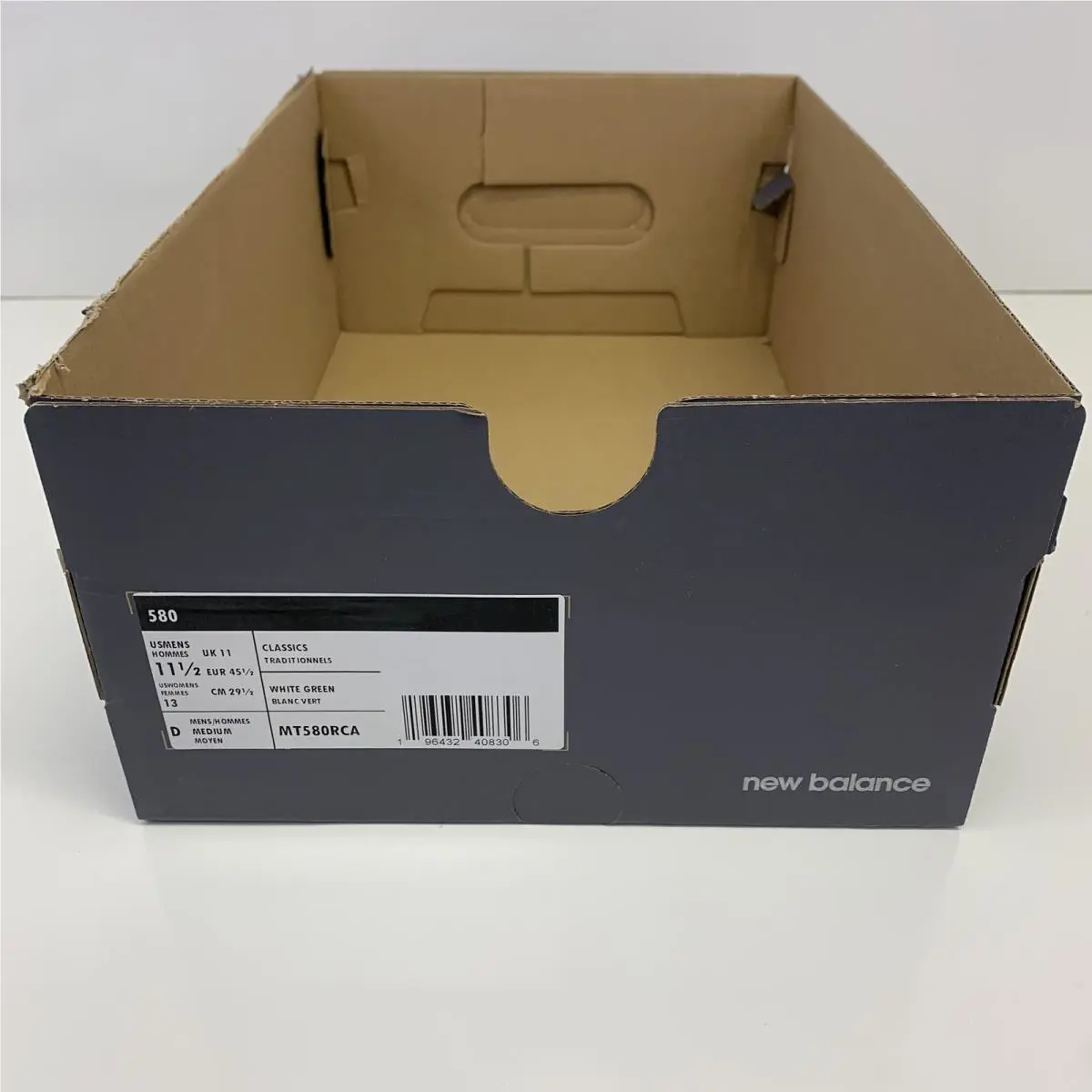 New Balance shoes - New Balance 580 - MT580RCA - White/ Green 8