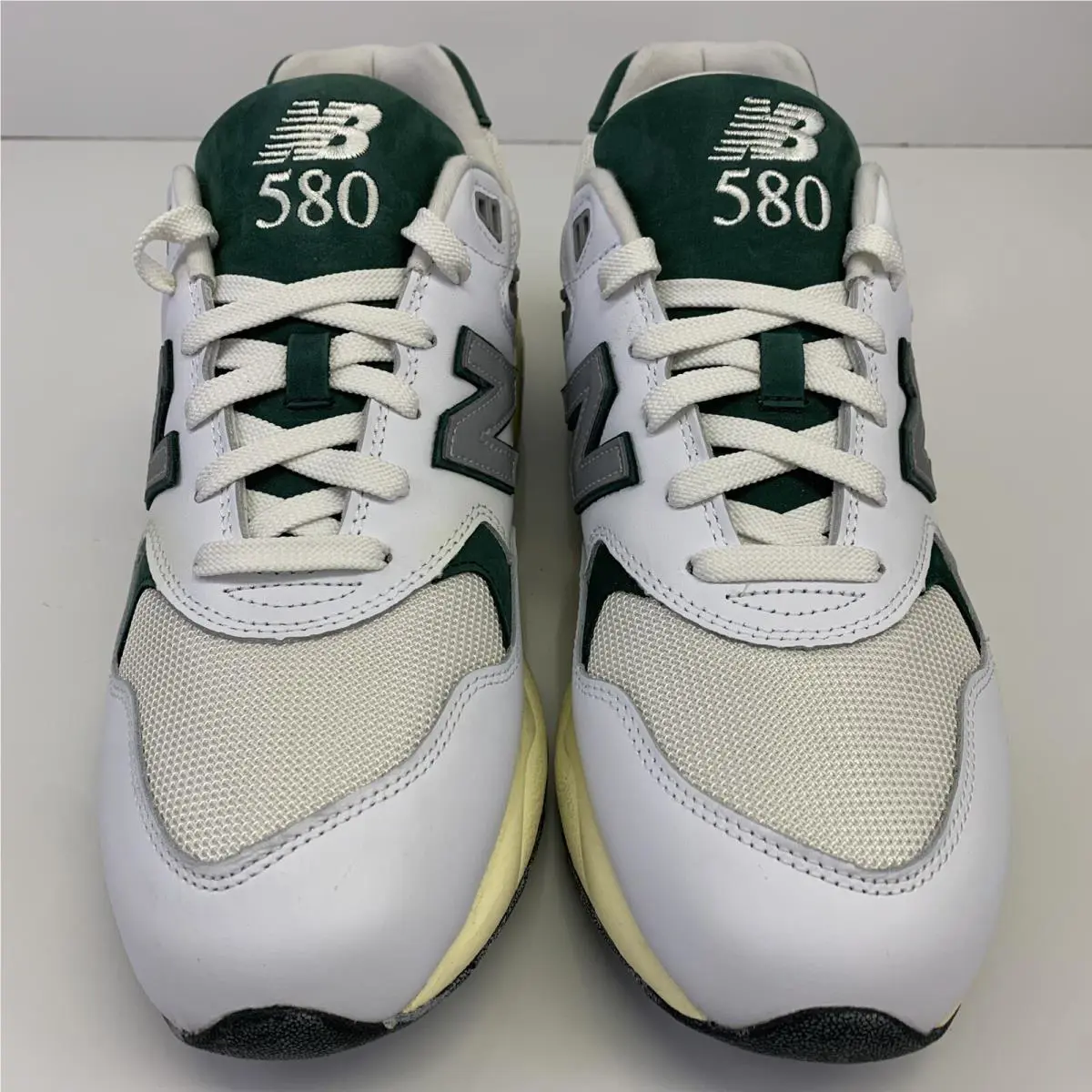 New Balance shoes - New Balance 580 - MT580RCA - White/ Green 2