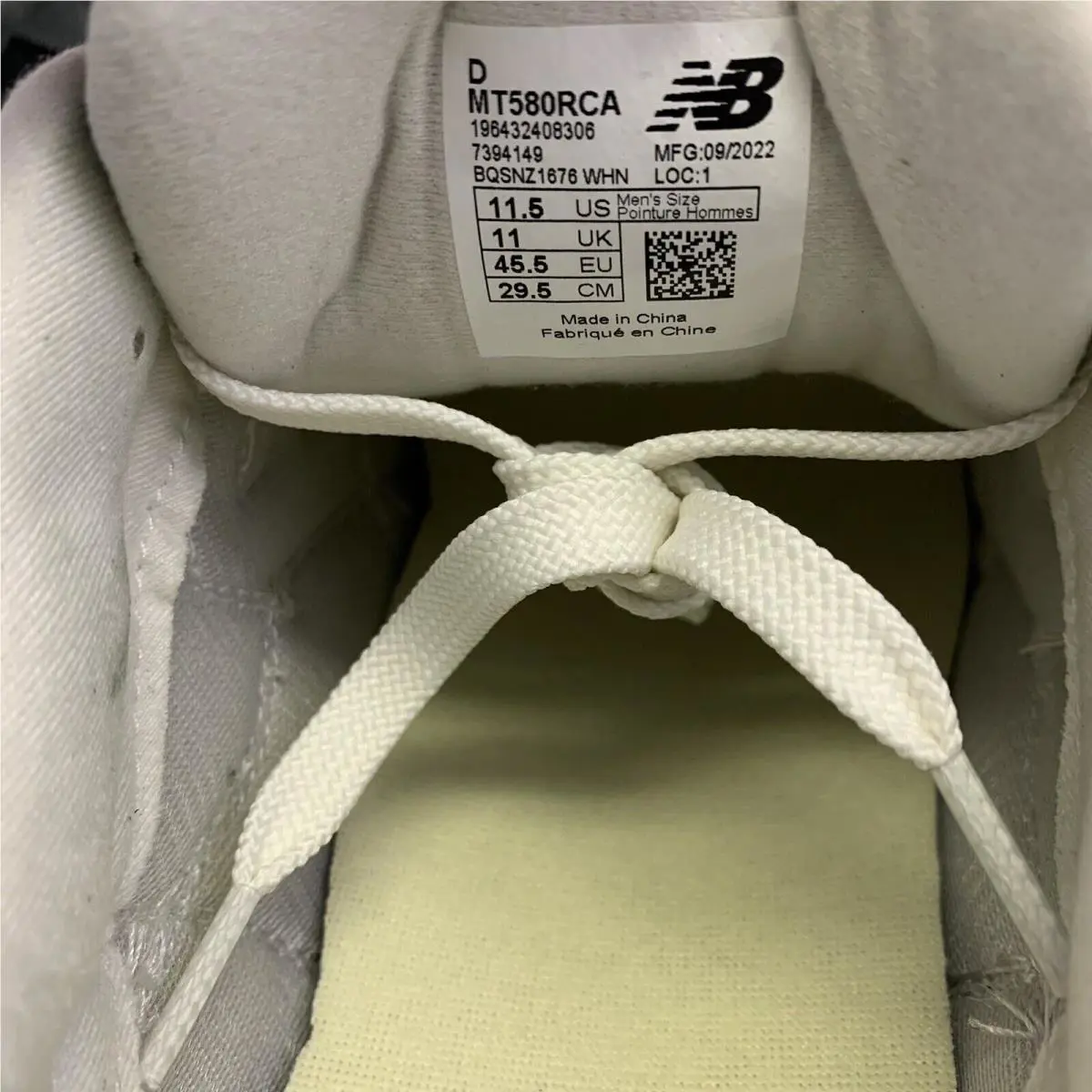 New Balance shoes - New Balance 580 - MT580RCA - White/ Green 7