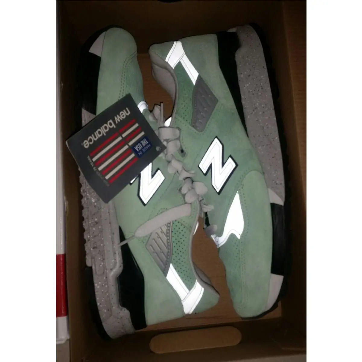 New Balance shoes - New Balance 998 - Mint Green Gray Black (UPC: 190737707867) 2