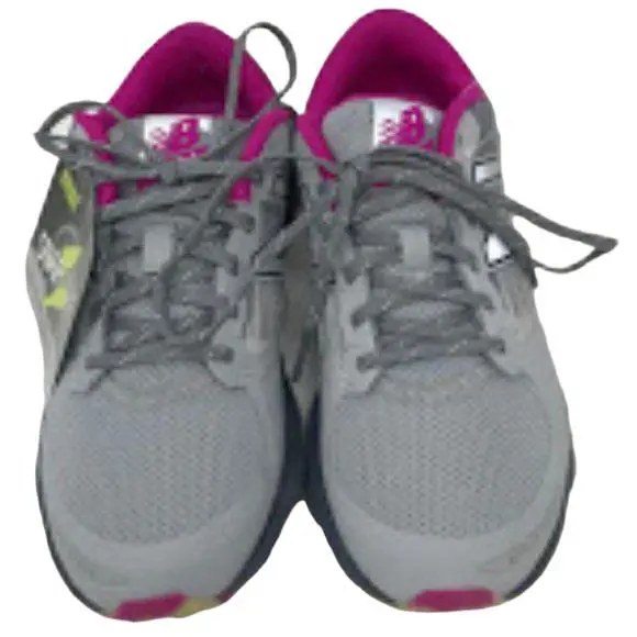 New Balance shoes - Grey/Pink (UPC: 190325156763) 0
