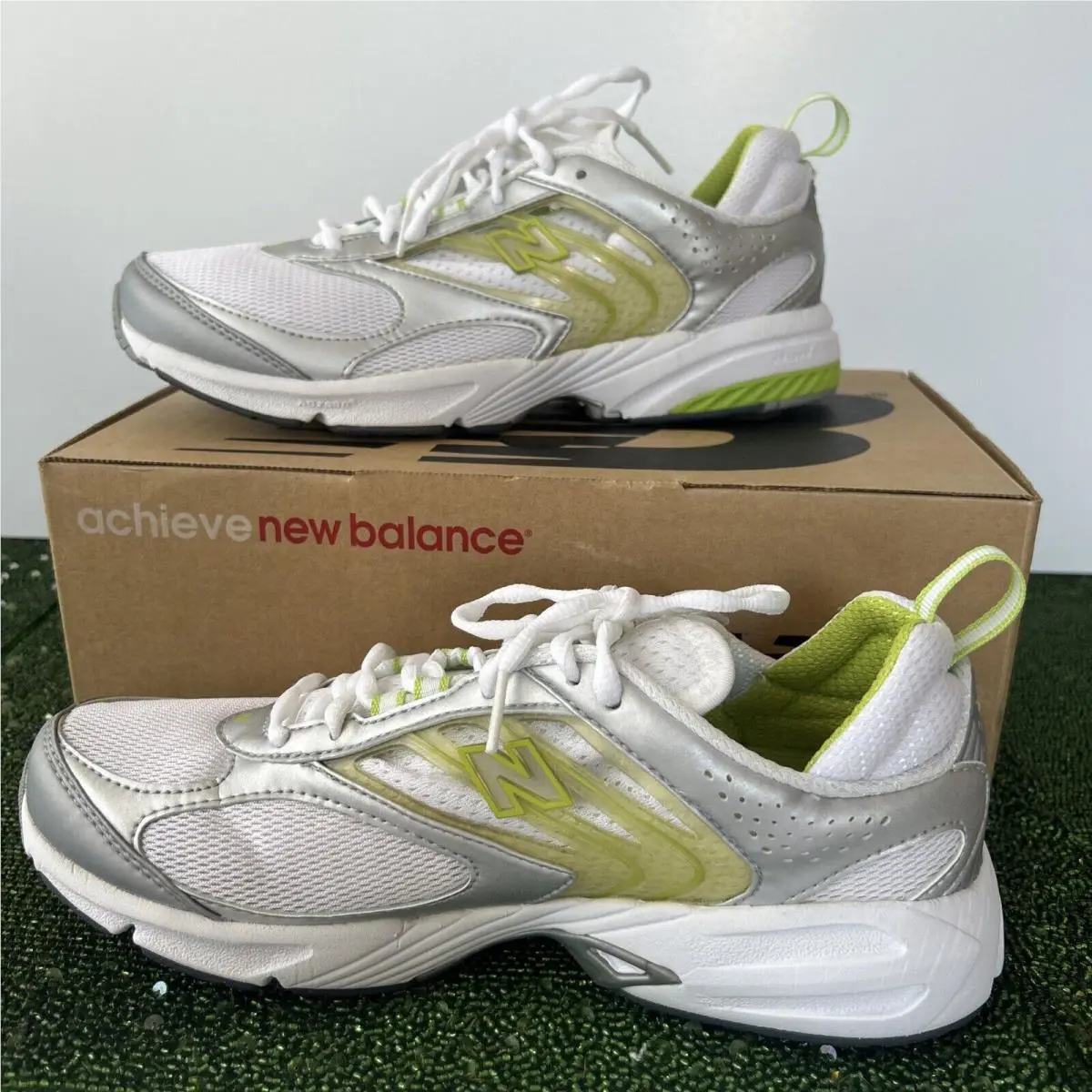 New Balance shoes - New Balance 742 - WW742WL - Lime Green / White 0