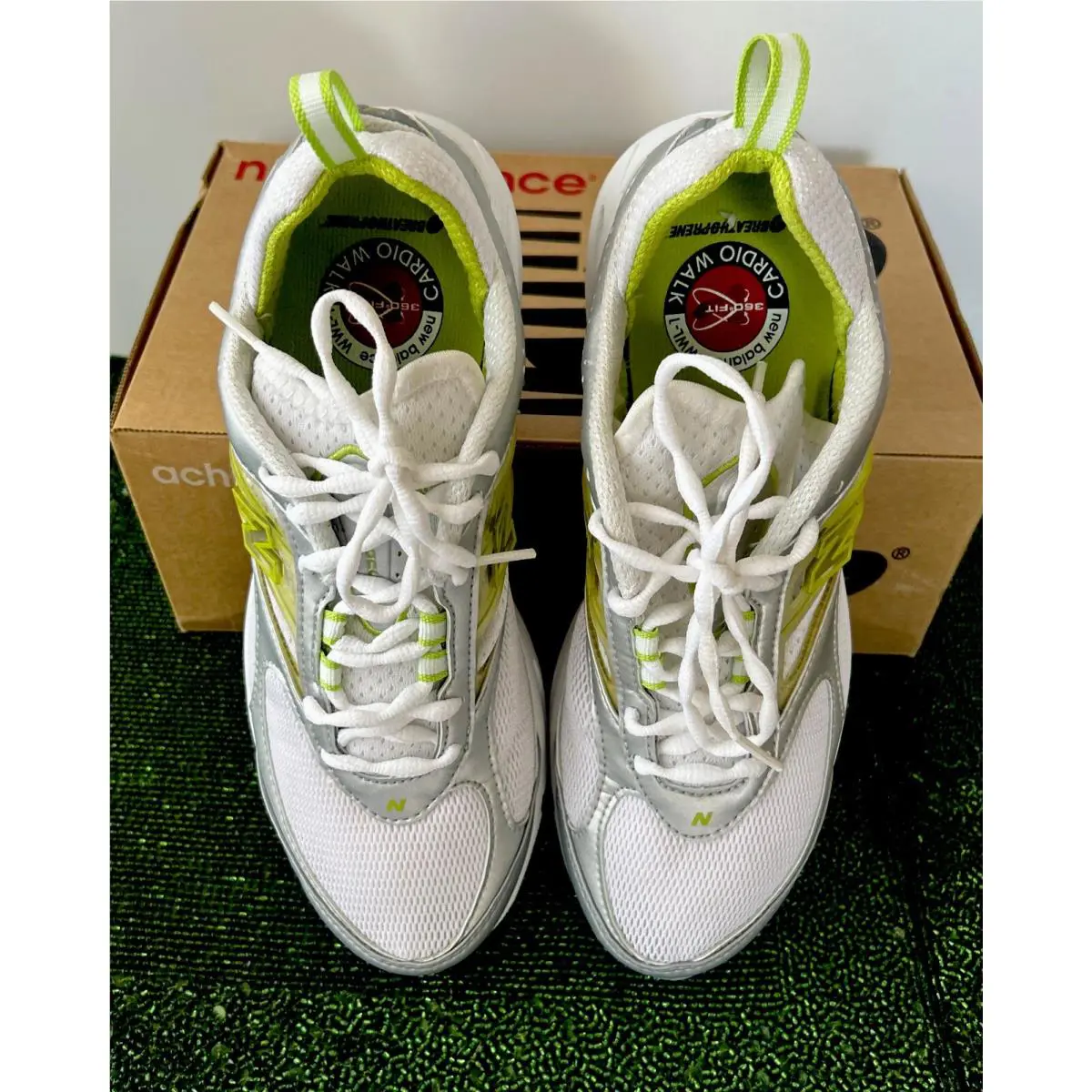 New Balance shoes - New Balance 742 - WW742WL - Lime Green / White 2